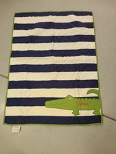 Pottery Barn Kids "Alligator - Jenna" Crib Quilt