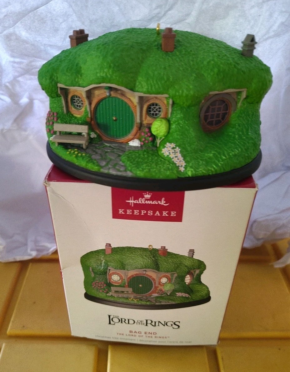 Lord Of The Rings Hobbit Bag End Hallmark Keepsake Ornament for 2024 Christmas Tree  