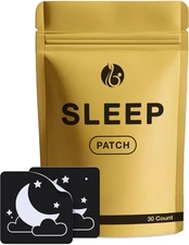 Sleep Aid Patches for Adults with Melatonin & Magnesium – 30 Pack – Wake Up 