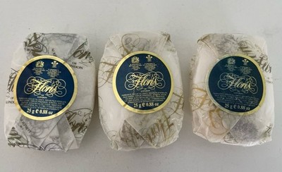 Vintage - New in Package- FLORIS LONDON - 3 Perfumed Soap Bars - 25 grams /each