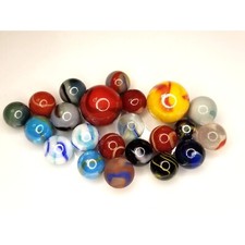 Marbles Variety 22 Standard 2 Shooters Vintage