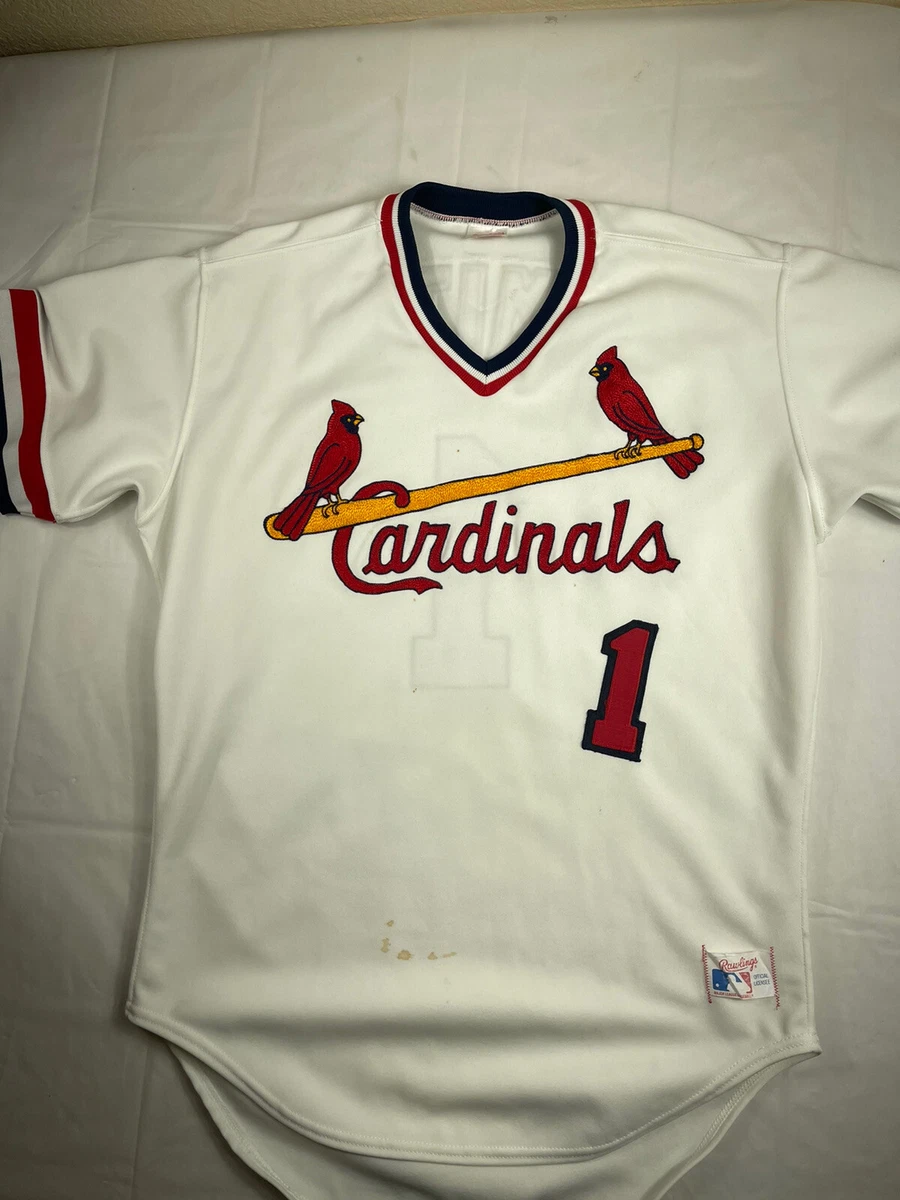 Lot Detail - 1991 Ozzie Smith Game Used St. Louis Cardinals Jersey