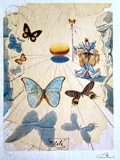 Salvador Dalì Lithograph Original COA Signed Numbered By Hand In Pencil Dali