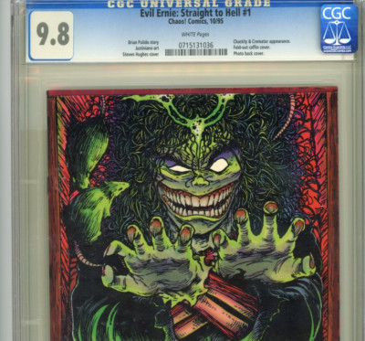 Evil Ernie Straight to Hell 1 CGC 9.8 Coffin Cover Chaos Comics