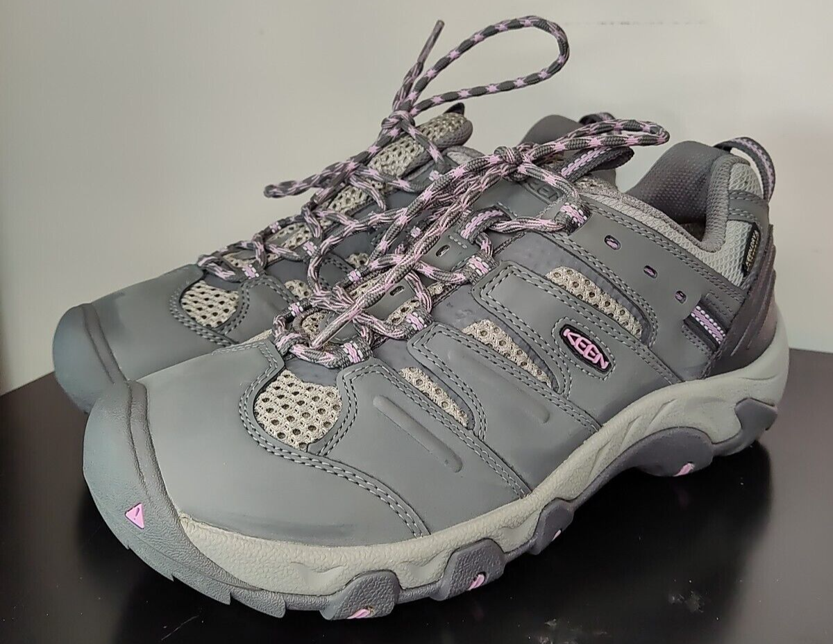 Scarpe da trekking Keen donna Koven impermeabili grigio acciaio viola africana taglia 8