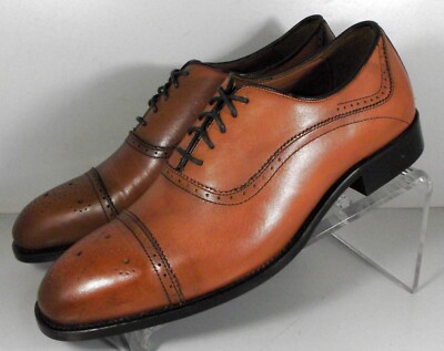 Johnston & Murphy Chestnut Brown Leather Dress Shoes Men main image 3