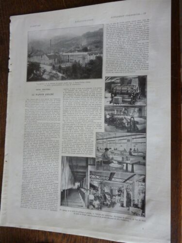 ILLUSTRATION 1931 4615 extrait papier couché LUX  à FURES TULLINS  - Afbeelding 1 van 1