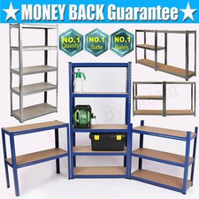 5Tier Garage Shed Storage Shelving Unit Rack Steel Shelves Luggage Carrier-Cheap