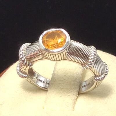Judith Ripka Ring Citrine Thailand Size