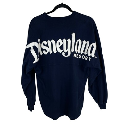 Disneyland Resort Spirit Jersey Knit Pullover Sweater Navy S
