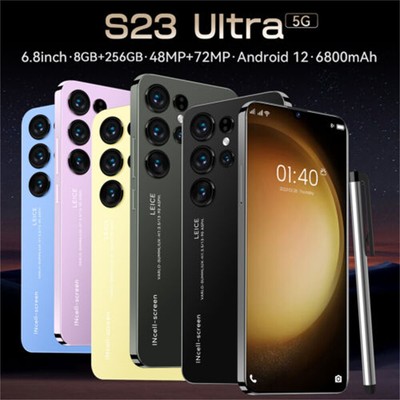 S23 Ultra 6.8-inch 8GB+256GB Smart Phone Android Mobile phoe