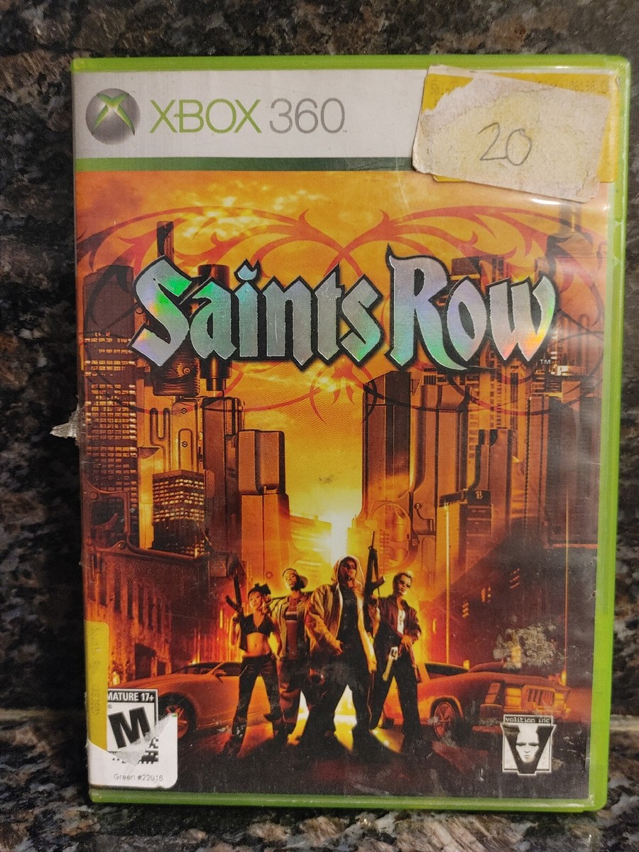 Saints Row Xbox 360 M Saints Row (Microsoft Xbox 360, 2006