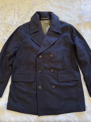 良品□TODD SNYDER□マンチェスター ピーコート ヘビーメルトン S 良品