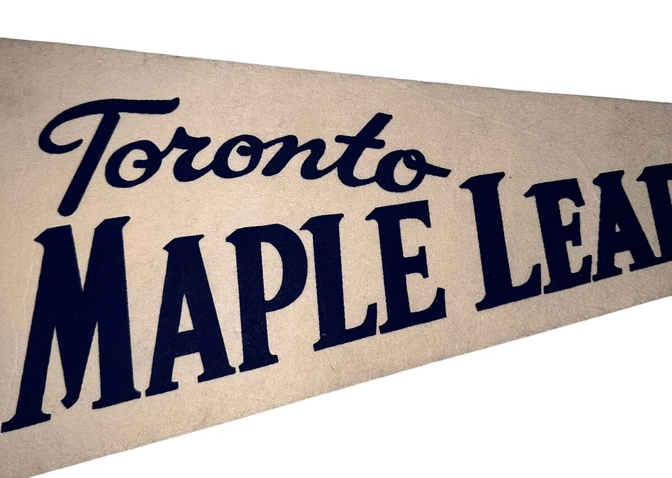 1970'S TORONTO MAPLE LEAFS NHL Hockey Full Size (30” X 12”) Pennant W/ Streamers - Image 4 of 4