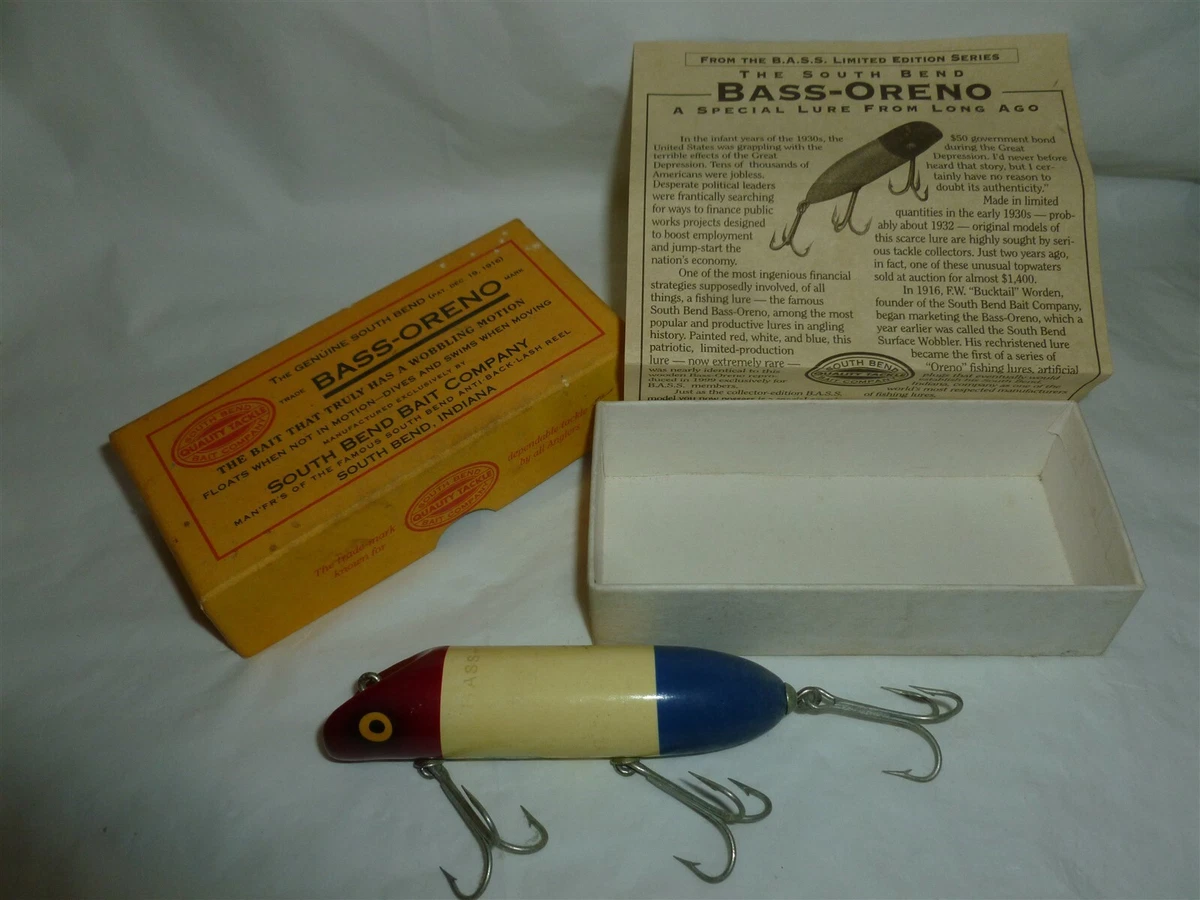 Leurre De Pêche Ancien South Bend - Dans Sa Boîte - Vintage