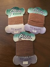 Glista Mendarn Mercerised Lisle Hose Mending Yarn Shades 61, 62 87