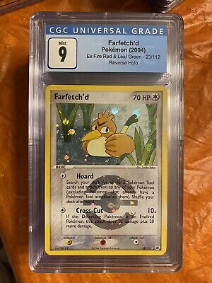 Pokémon Fire Red & Leaf Green CGC 9 Farfetch’d 