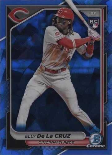 PSA 10 ELLY DE LA CRUZ 1st 2022 Bowman Chrome SAPPHIRE Edition