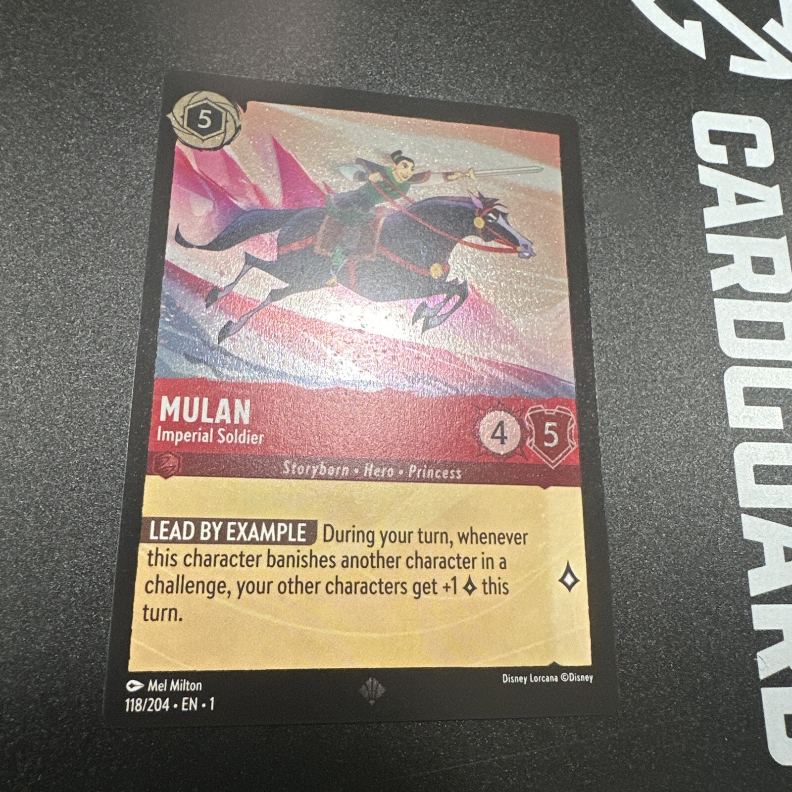Mulan, Imperial Soldier Foil - EN1 118 - NM - Disney Lorcana TCG