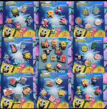 Crocs Handmade jibbitz 5pc SpongeBob SquarePants Gary patrick shoe charms set 18