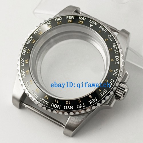 40mm Watch Case Ceramic Bezel Sapphire Fit NH34 NH35 NH36 ETA 2824 MIYOTA 8215 - Picture 17 of 58