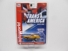 Auto World Slot Car- THUNDERJET ULTRA G - Mustard Orange 1970 Ford Mustang