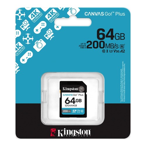 64GB SD Card U3 V30 Memory For CANON EOS 7D Mark II 2,77D,8000D,80D Camera (4K) - Picture 3 of 6