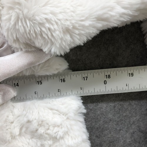 H&M Girls Size 8-10 White Faux Fur Jacket Soft Fuzzy Formal One Button Closure - Picture 6 of 8