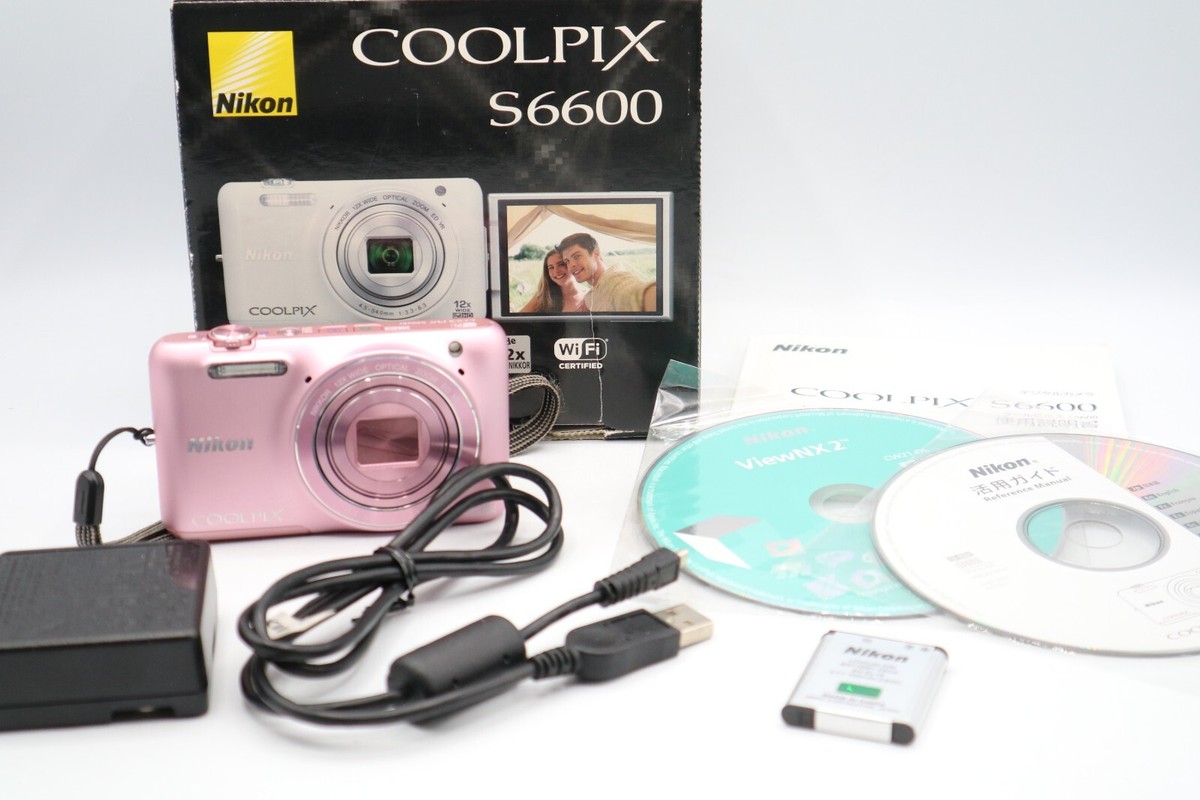 【美品】Nikon ニコン　クールピクスs6600 シルキーピンク Amazon | Nikon クールピクス S6600PK シルキーピンク