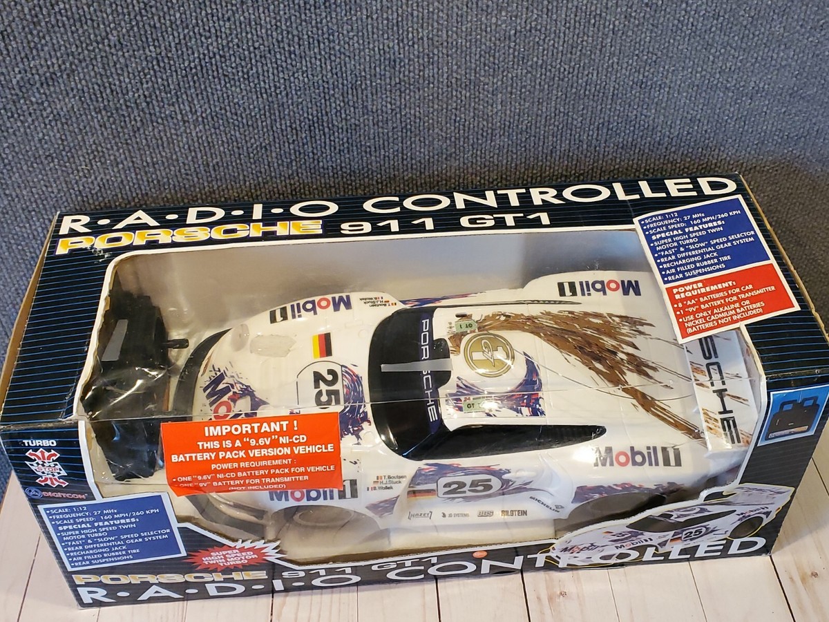 1996 Porsche 911 GT1 Digitcon Mobil 1 Race R/C Car 1:12 1996 Porsche 911 GT1 Digitcon Mobil 1 Race R/C Car 1:12