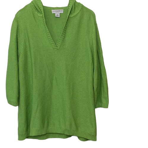 2X Sweater 100% Cotton Green Hooded | eBay