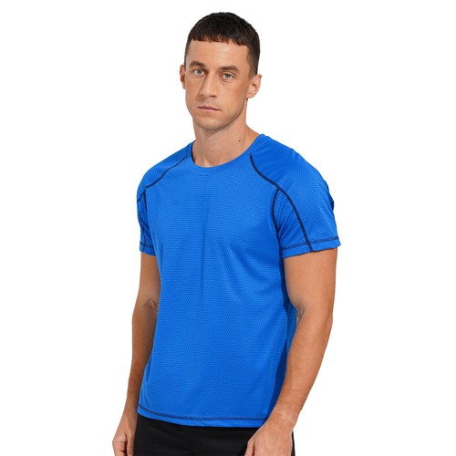 Hombres Atlético Deportes Correr Camiseta Mangas Cortas Baloncesto Activo Secado Rápido - Imagen 53 de 85