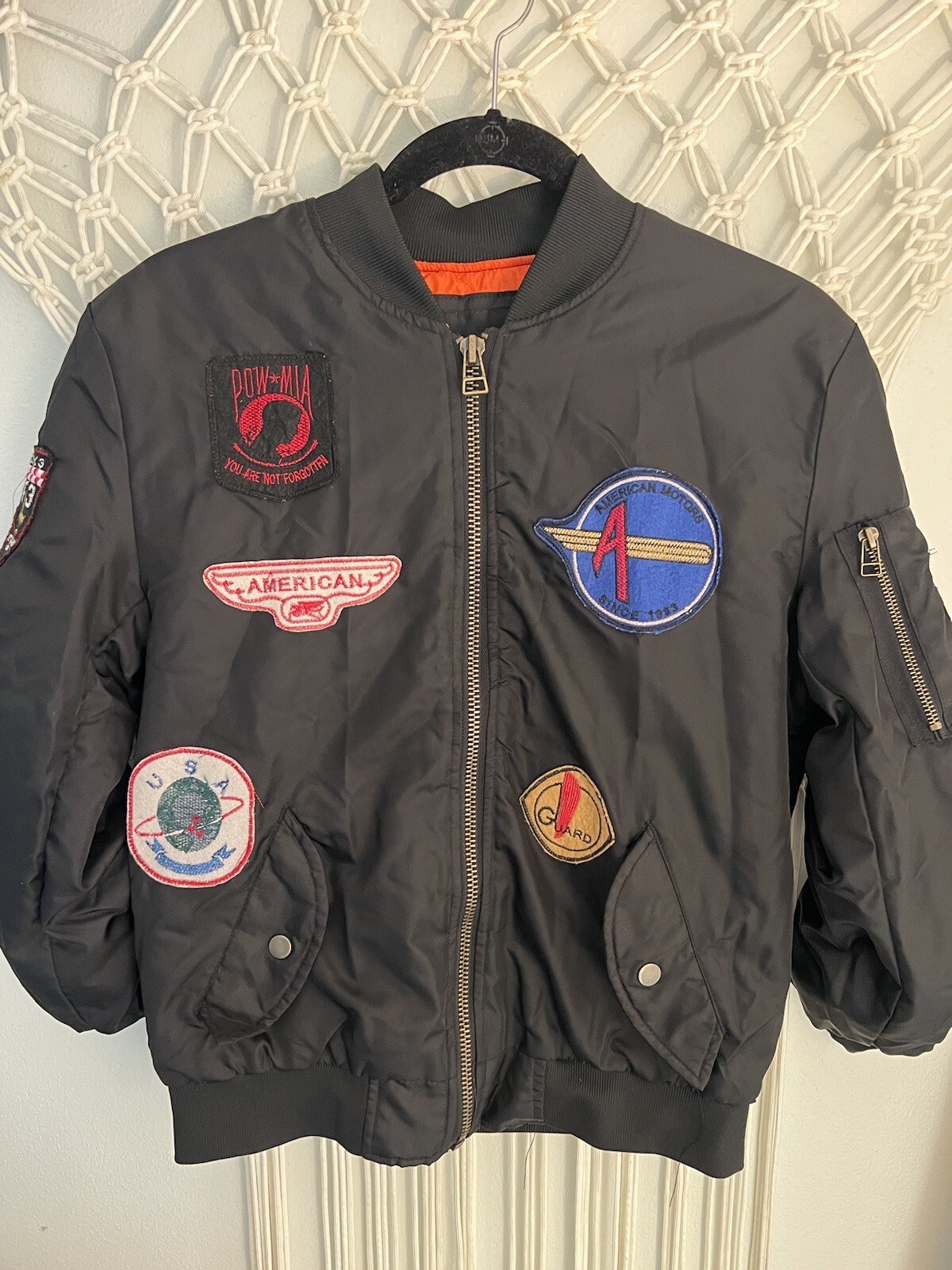 American Stitch Patch Fly Jacket From Zumiez Size… - image 6