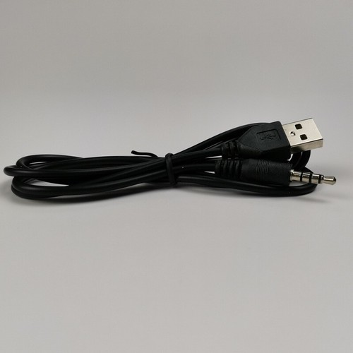 USB auf 3,5 mm Kopfhöreranschluss Audio Rundloch Rundkopf-Ladekabel 1 m - Zdjęcie 3 z 8
