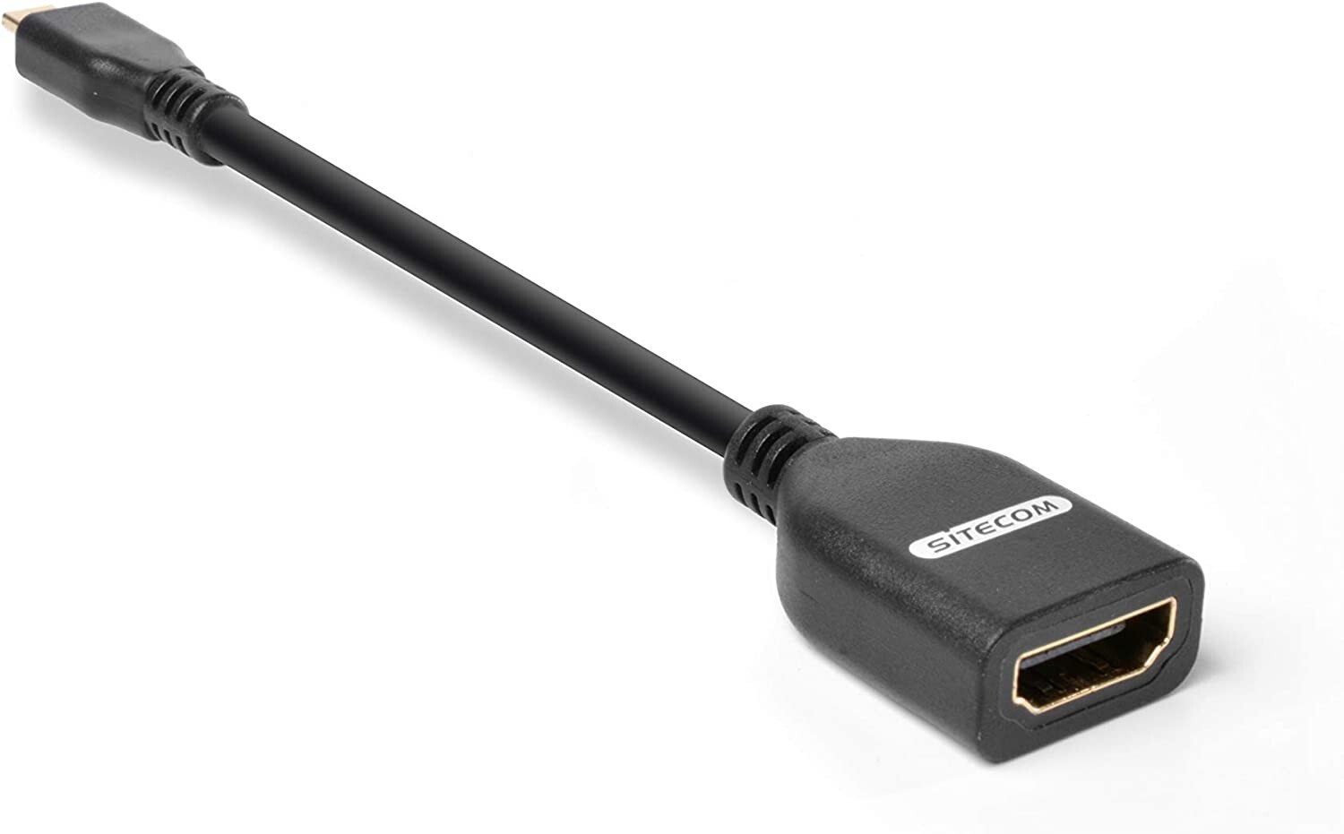 Sitecom CN-356 Adattatore da Micro-HDMI a HDMI, Nero/Antracite