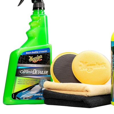 Advanced Hybrid Ceramic Car Wax with All-in-One Detailing Kit for Ultimate Shine