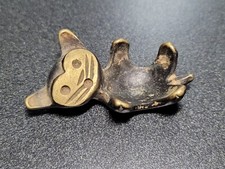 Walter Bosse Mid Century Metal Cat Austria Trinket Dish Pipe Rest Figure Vintage