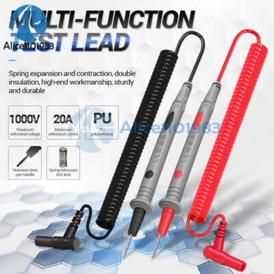 Multimeter Test Leads Multimeter, Precision Sharp Lead 1000V 20A