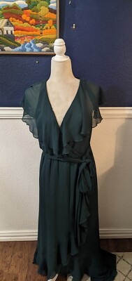 knee length dresses for ladies Reese Ruffle Dress ~ Champagne Luxe Satin – Show Me Your Mumu main image 1