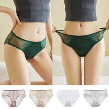 Underwear Women Panties Sexy Briefs Lingerie Tanga Knickers Lace See Through