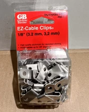 Gardner Bender EZ Cable Clips 1/8” (3.2 Mm) 100 Per Pkg