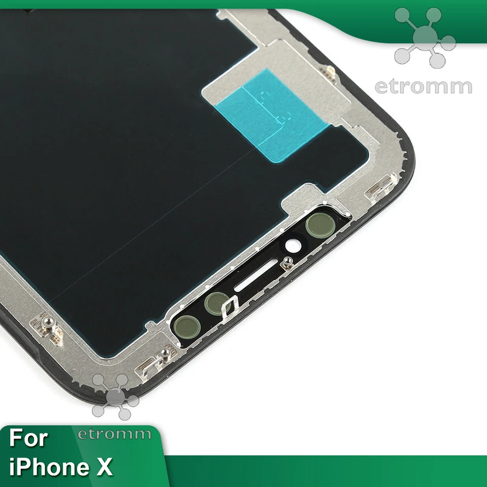 iPhone X LCD Display Touch Screen Digitizer Frame Replacement OEM A1865 A1901 - Image 3 of 4