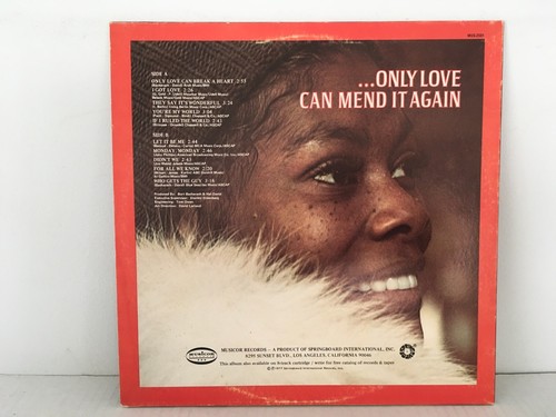 Dionne Warwick - Only Love Can Break A Heart - Musicor Records (1977) 12" LP - Picture 2 of 2