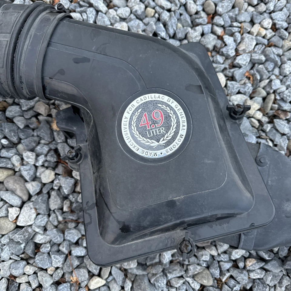 91-93 CADILLAC DEVILLE 4,9 L FILTRO DE ADMISIÓN DE AIRE LIMPIADOR CAJA TUBO 25098529 QikShip Foto 3 de 4