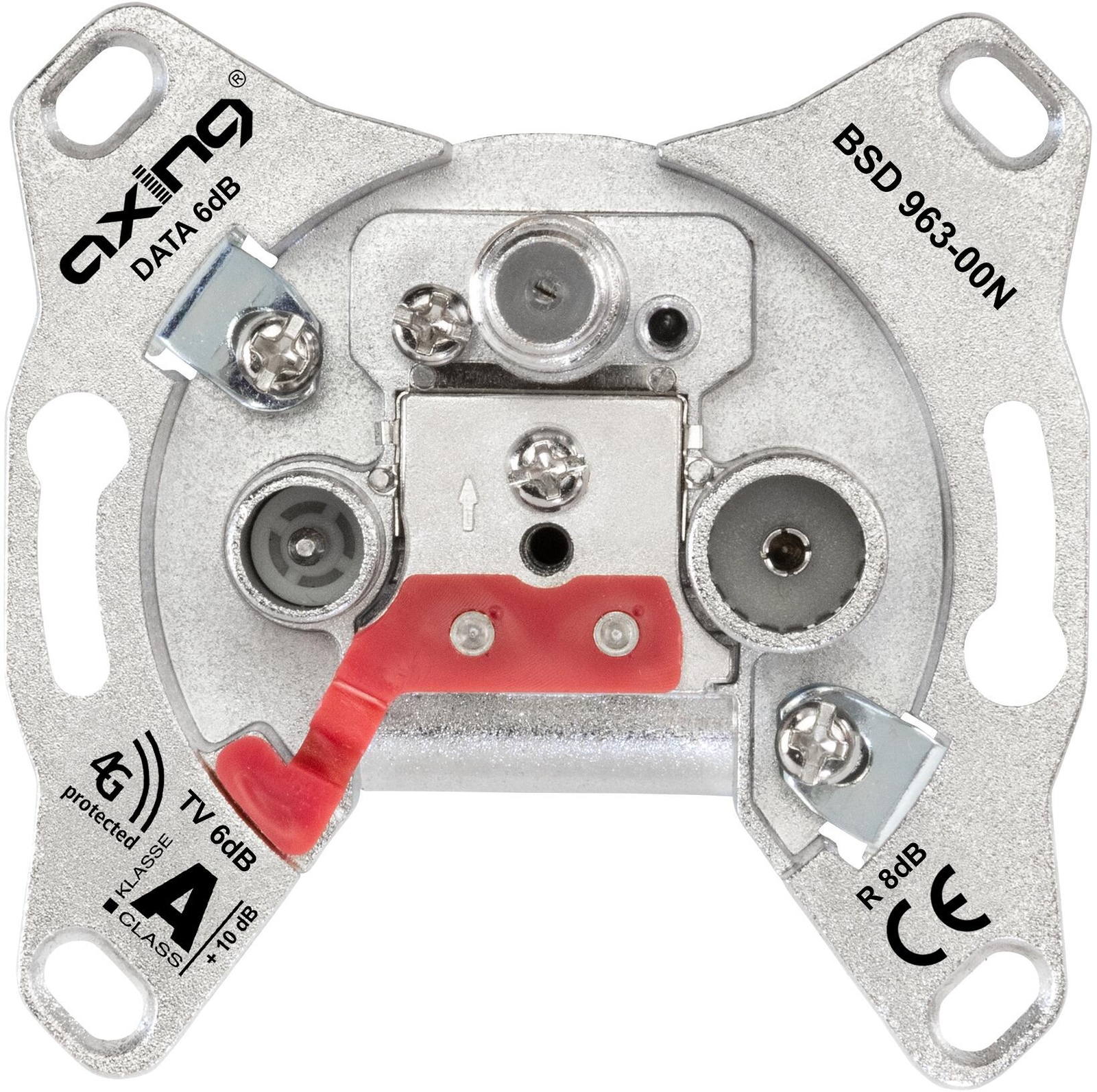 Thumbnail - Axing Bsd 963-00n Multimedia Antennen-steckdose, Catv Data,