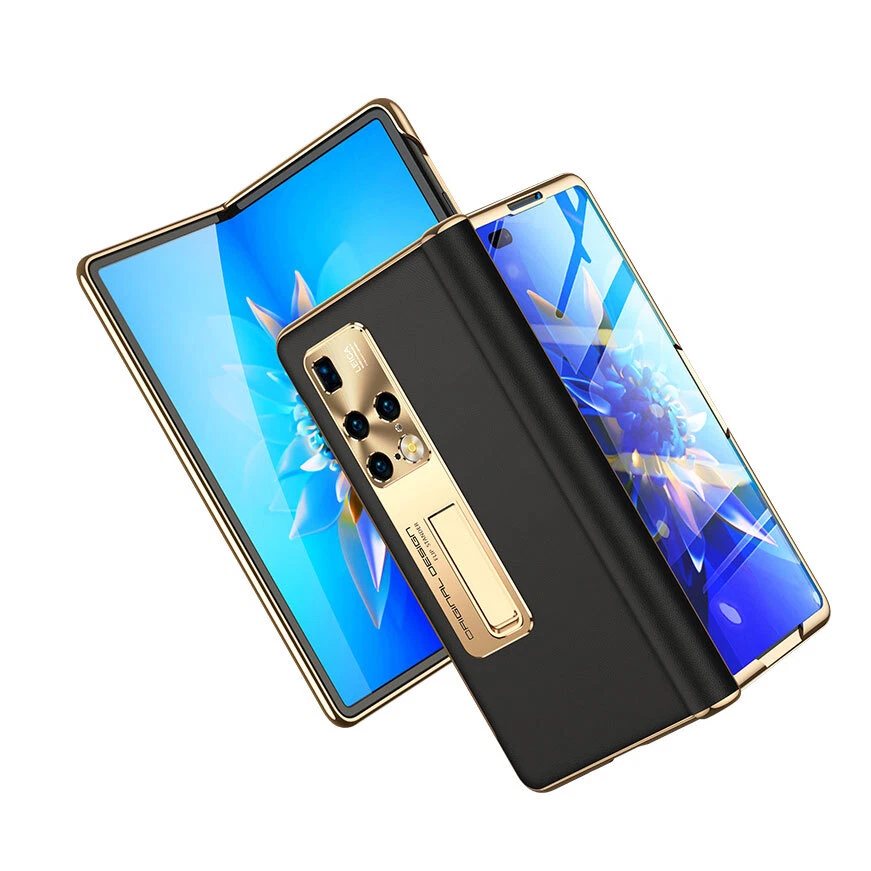 For Huawei Mate X2 8.0'' Luxury Genuine Leather Slim 2in1 Stand Clear Case Cover - Image 4 of 4