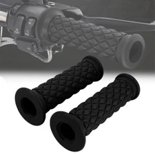 Black Hand Grips Rubber Cover Protection Universal For Triumph Suzuki Honda US