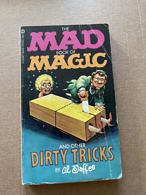 THE MAD BOOK OF MAGIC AND OTHER DIRTY TRICKS -AL JAFFEE 1970 PB 1st print Good