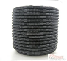 1/4" Split Wire Loom Conduit Polyethylene Tubing Black Color Sleeve Tube 50 Ft.