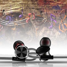 Non-Slip Super Bass Headset 3.5mm In-Ear Earphone Stereo Earbuds Headphones